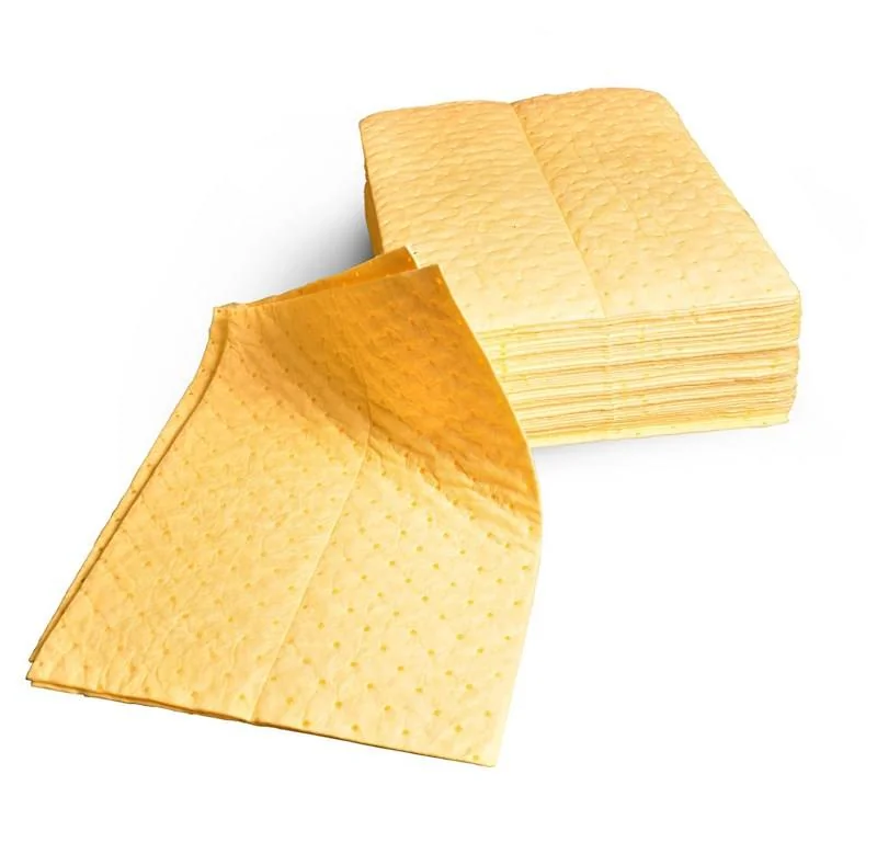 Sorbent jednowarstwowy mata chemiczna 40 cm x 50 cm 100 szt 6 kg