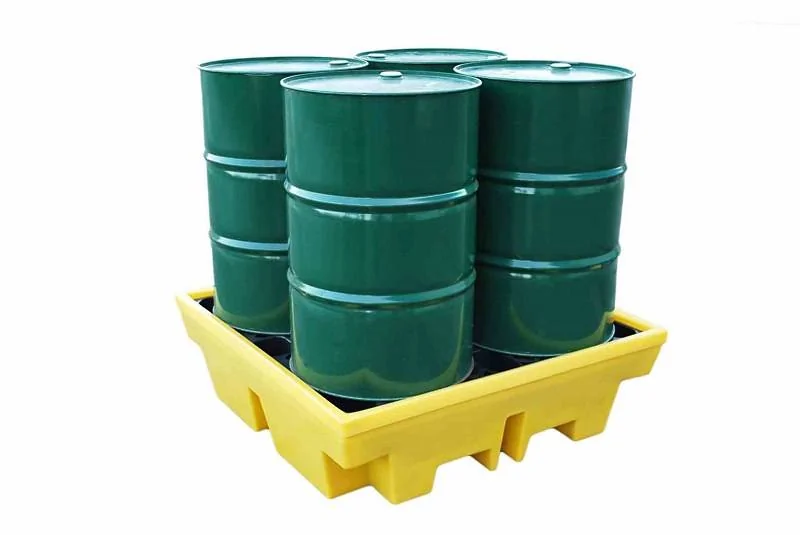 Wanna wychwytowa z kratownicą pod 4 beczki 1310 x 1310 x 370 mm