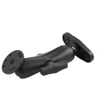 RAM® Tough-Claw™ Duży zacisk podwójny uchwyt kulowy z okrągłą płytką